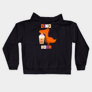 DINO BOBA funny Kids Hoodie